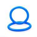 Cockring Dual Ring Silicone Azul