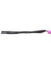 Dildo with Vibration Pink with Black Tail 16 cm 210067