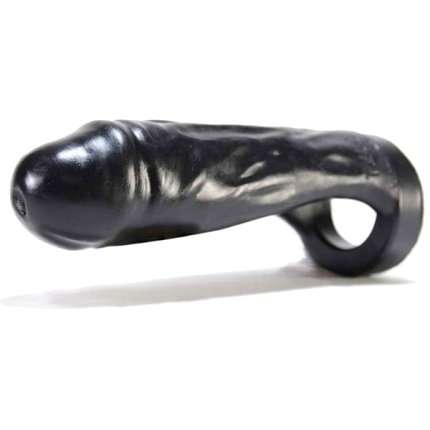 Anillo de Matón, Doble Penetración Oxballs Negro, 20,5 cm,130086