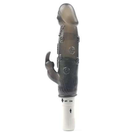 Vibrador Rabbit Deusa da Lua Preto 17 cm,210071