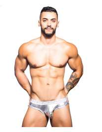 La ropa interior Andrew Christian GRANDES Brilliant Silver,600072