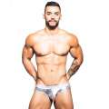 Cueca Andrew Christian MASSIVE Brilliant Prateado