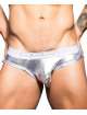 Cueca Andrew Christian MASSIVE Brilliant Prateado 600072