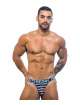 Suspensorio De Andrew Christian Nautico Net, Azul Marino, Blanco,600080