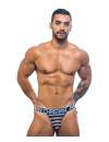 Suspensorio De Andrew Christian Nautico Net, Azul Marino, Blanco,600080