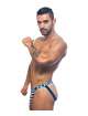 Suspensorio De Andrew Christian Nautico Net, Azul Marino, Blanco,600080