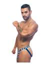 Suspensorio De Andrew Christian Nautico Net, Azul Marino, Blanco,600080