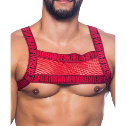 Harness Andrew Christian Crave Mesh Vermelho 600085