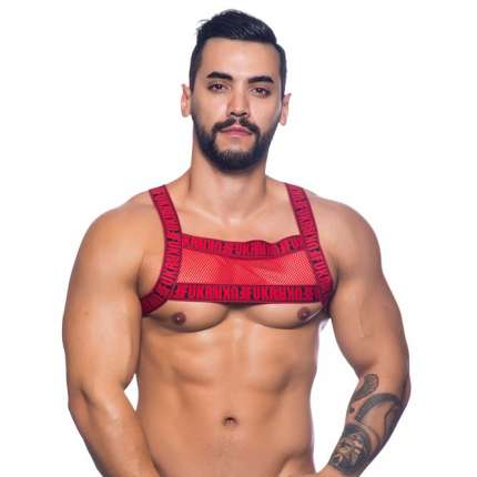 Harness Andrew Christian Crave Mesh Vermelho 600085