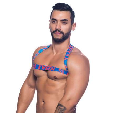 Harness Andrew Christian Slay Azul 600086