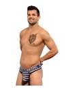 Tanga Andrew Christian Nautical Net Almost Naked Azul Marinho Branco 600088