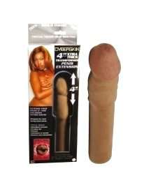 Extension for the Penis Cyberskin Transformer Extra Grosse Black, 22.5 cm 133019