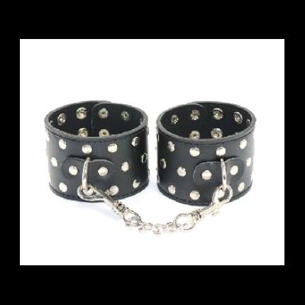 Cuffs Black with push Buttons 332015