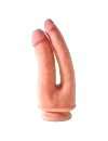 Dildo Duplo Realístico King Cock + Dual Density Double Penetrator,224012