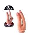 Dildo Duplo Realístico King Cock + Dual Density Double Penetrator,224012
