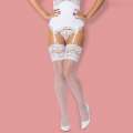 Stockings Garters 810-STO Obsessive White