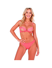 passion - intimari bra + panties set pink s/m