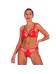 passion - anuvera bra + thong set fire brick s/m