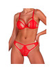 Passion - anuvera set sujetador + tanga rojo l/xl