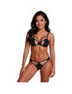 passion - anuvera bra + thong set black s/m