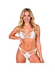 passion - anuvera bra + thong set white s/m