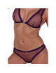 passion - belissana set sujetador + tanga violeta s/m