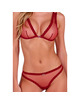 passion - belissana bra + thong set burgundy s/m