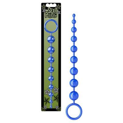 9 Pearls Anal Sex Please! Sexy Beads Blue 339032