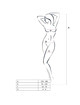 passion - woman bs050 bodystocking negro talla unica