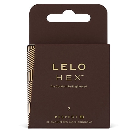 lelo hex condoms respect xl 3 pack