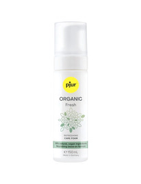 pjur - organic fresh espuma refrescante vegana sin enjuague 150 ml
