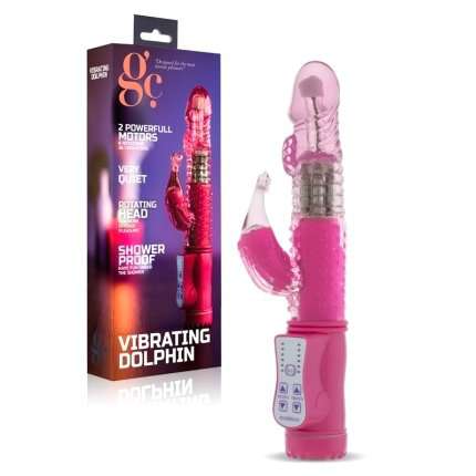 Vibrator Vibrating Dolphin Pink 22 cm 210075