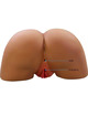 crazy bull - geriann trasero femenino realista vibrador & succionador con sonido 5.5 kg