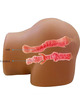 crazy bull - geriann trasero femenino realista vibrador & succionador con sonido 5.5 kg