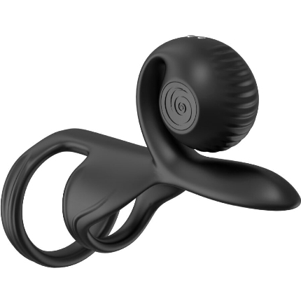 Cockring Snail Vibe Jovi com Vibração e Comando Preto