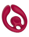 Vibrador para Casais Snail Vibe Gizi com Comando Burgundy