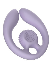 snail vibe - gizi dÚo estimulador de parejas control remoto lila