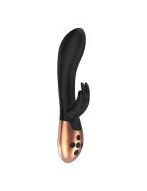 Vibrator with Heating Rechargeable Opulent Elegance Black 20 cm 210078