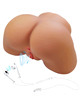 crazy bull - ilana trasero femenino realista vibrador & succionador con sonido 6.8 kg