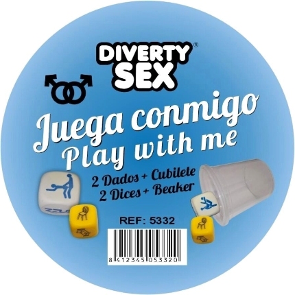 Dado Diablo Picante com Posições e Lugares Gay
