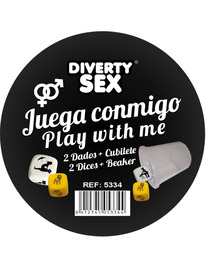 diablo picante - dados lugar + posturas hetero con cubilete
