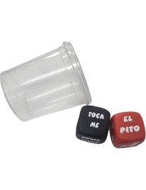 diablo picante - dice game verb + body part with cup