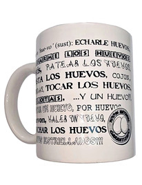 diablo picante - taza blanca de sinÓnimos huevos 370 ml