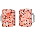 diablo picante - taza color penes 370 ml