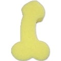 diablo picante - yellow penis-shaped sponge