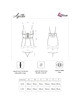 livco corsetti fashion - agethe lc 90607 chemise + thong + christmas hat l/xl