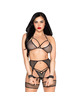 Conjunto Leg Avenue Hadda Preto