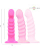 intense - cindy vibrator size l spiral design 10 vibrations pink remote control