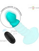 Vibrador Intense Buffy Espiral com Comando Azul