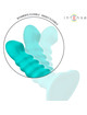 intense - buffy vibrador talla s diseÑo en espiral 10 vibraciones azul control remoto